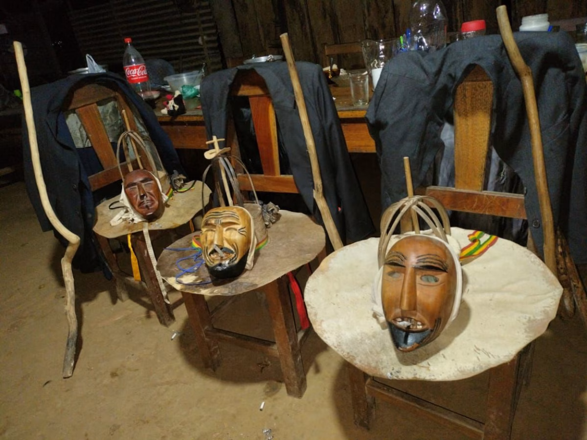 Preparandose para despedir la ICHAPEKENE PIESTA INASIANUANA 2025.